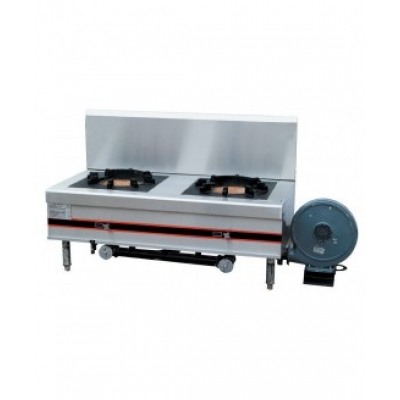 Bếp hầm 2 họng quạt thổi New World